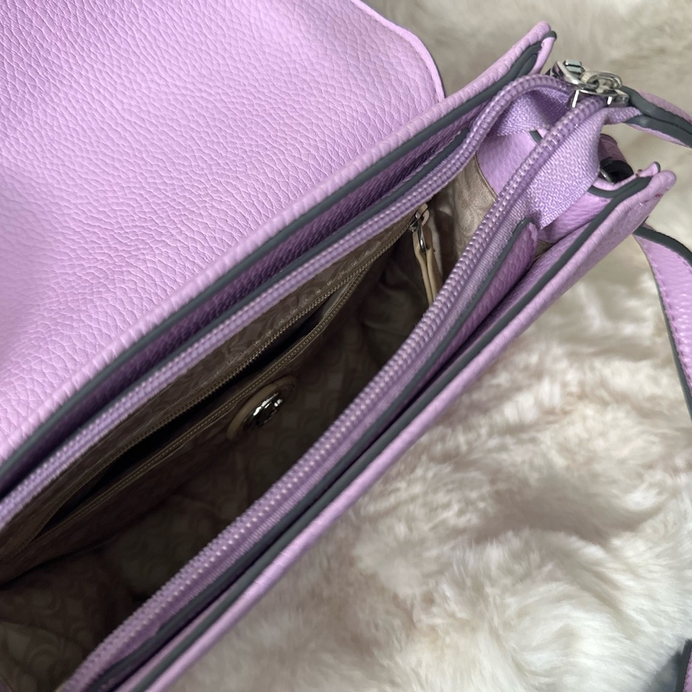 Unique Pastel Lilac Crossbody Bag - Picture 5 of 15